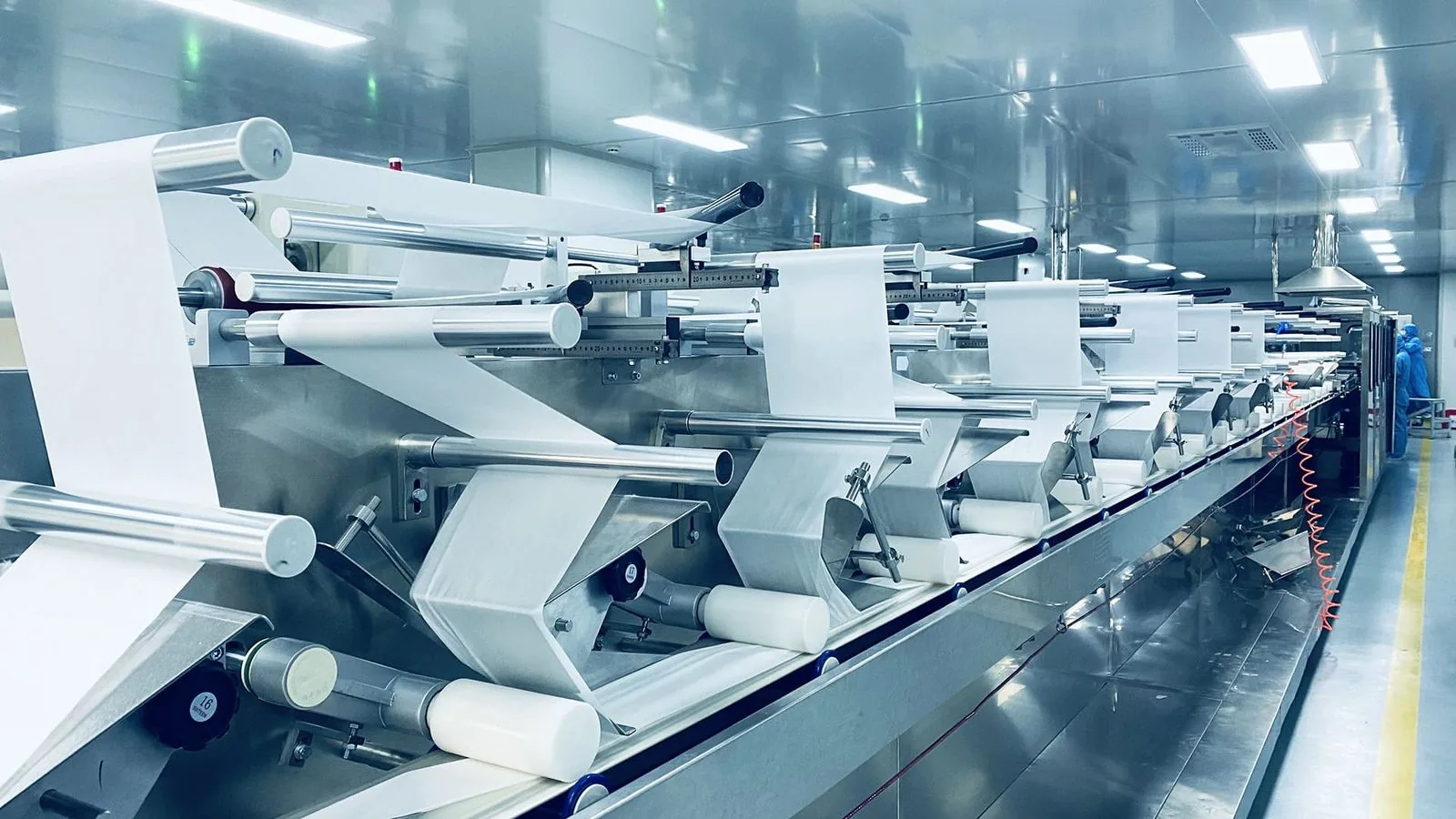 Wet wipes production line